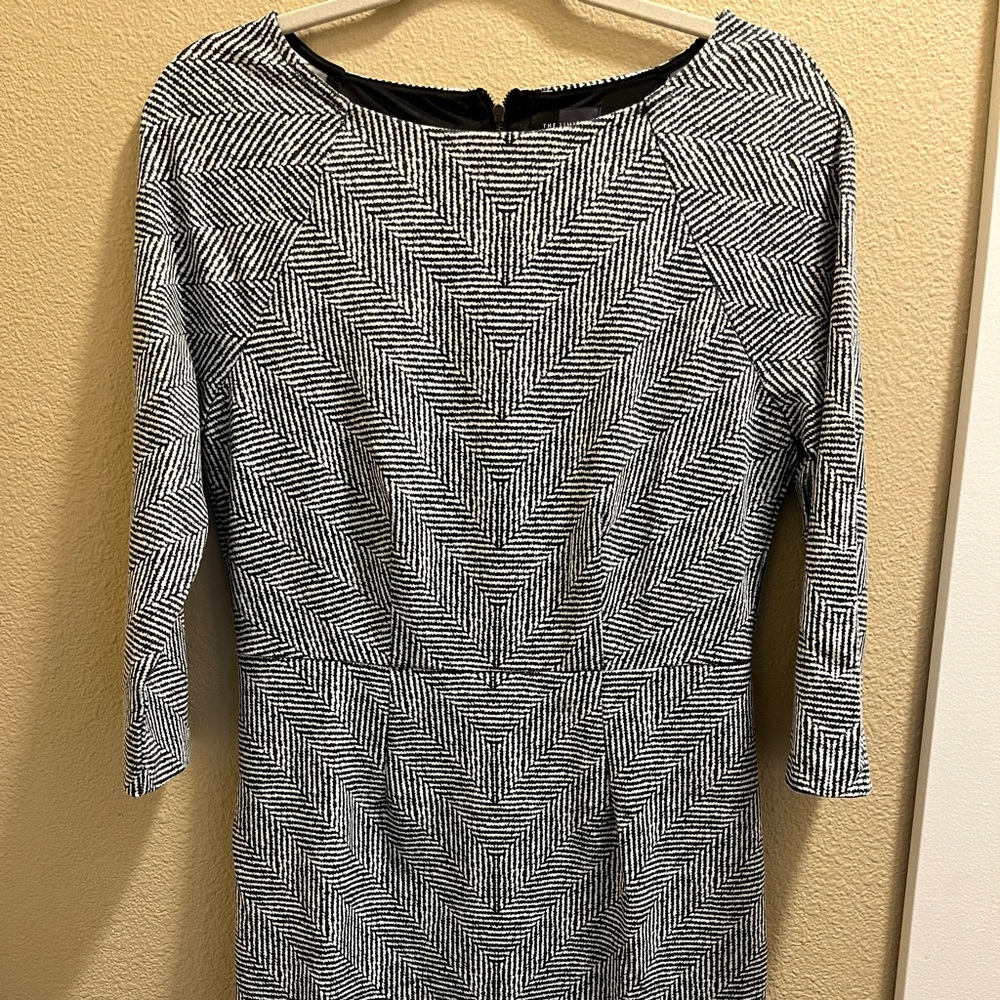 The Limited, Black & White Dress, Size 10, Like New